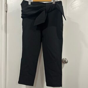 Stylish Black Cropped Pants